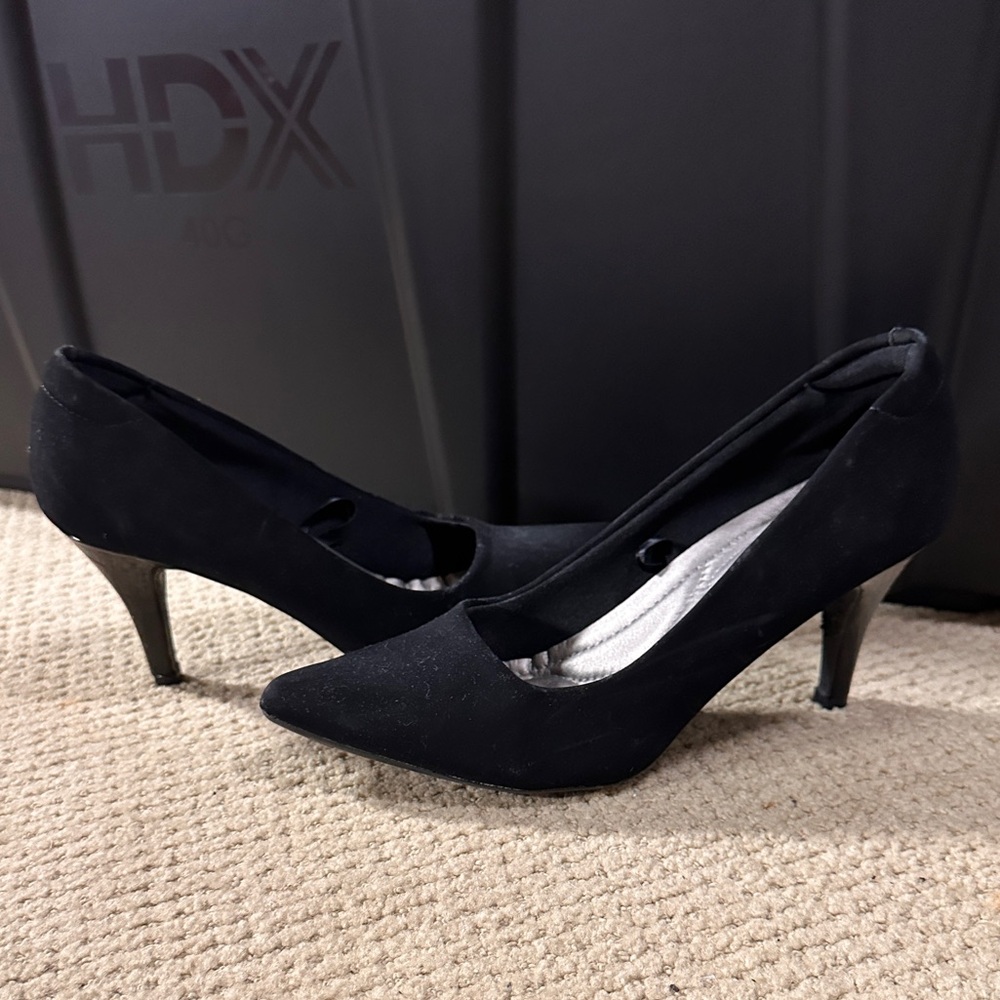 Black Pointed Toe Women's Heels